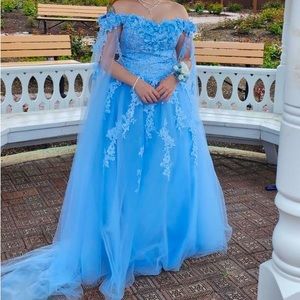 Baby blue princess/wedding/prom dress